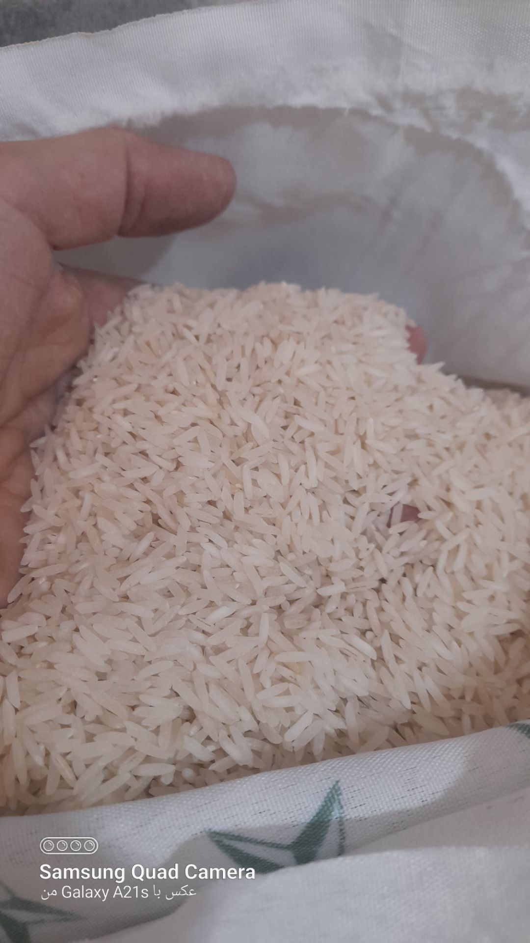 برنج خوشپخت باب منزل در قاب آشپزخانه — دانه ری‌ دار